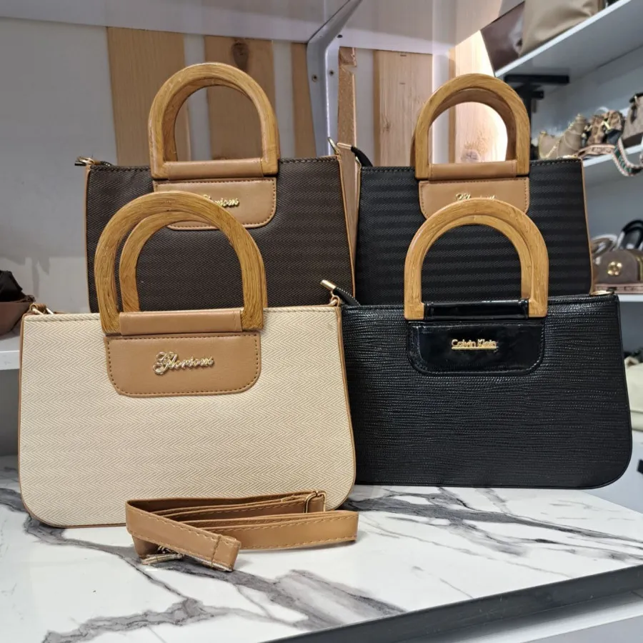 کیف دسته چوبی