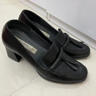 کفش چرم مشکی