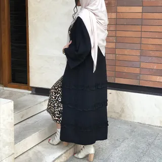 مانتو مشکی بلند