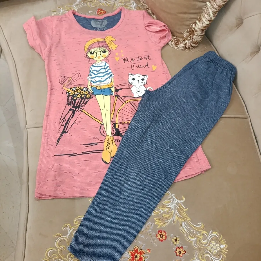 تیشرت شلوار دخترانه