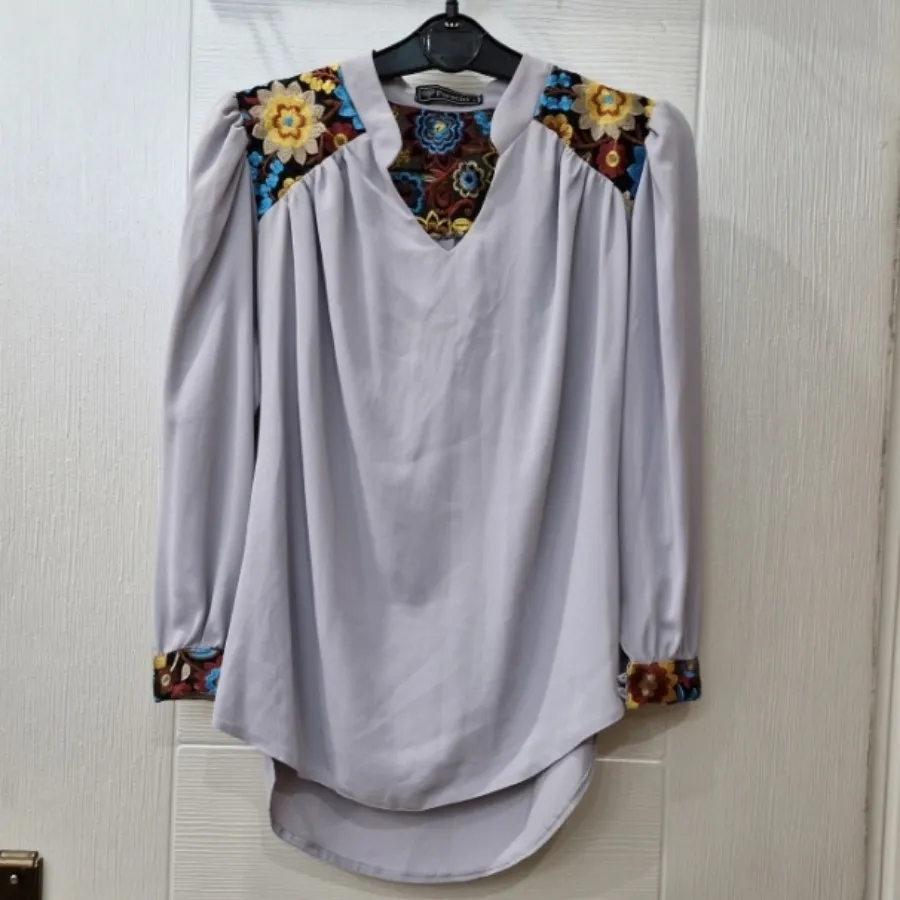 شومیز گلدوزی