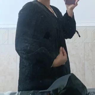 مانتو مشکی براق