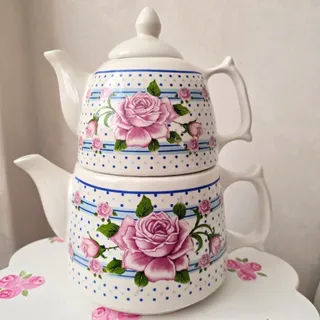 کتری قوری گلگلی