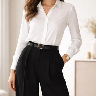 شومیز سفید مجلسیH&M