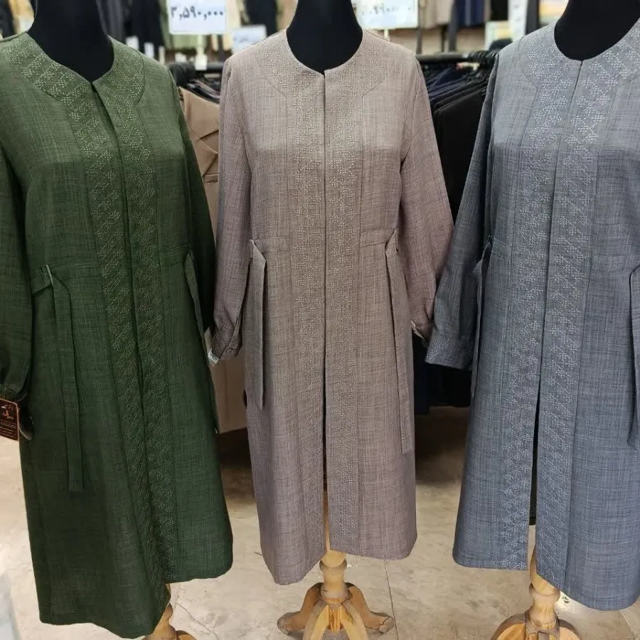 مانتو تک گلدوزی درجه یک