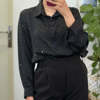 شومیز نگین دار