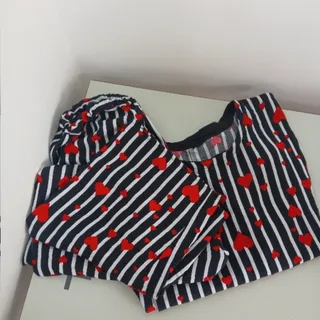 ست تیشرت شلوار نخی لونا