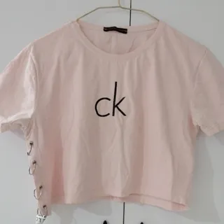 تیشرت کراپ ck