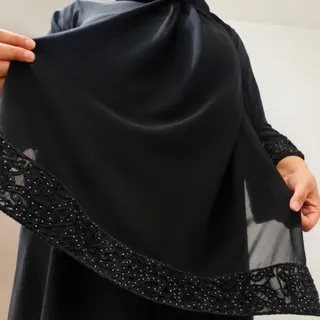 عبای اماراتی با شال ست