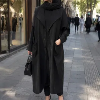 مانتو مشکی