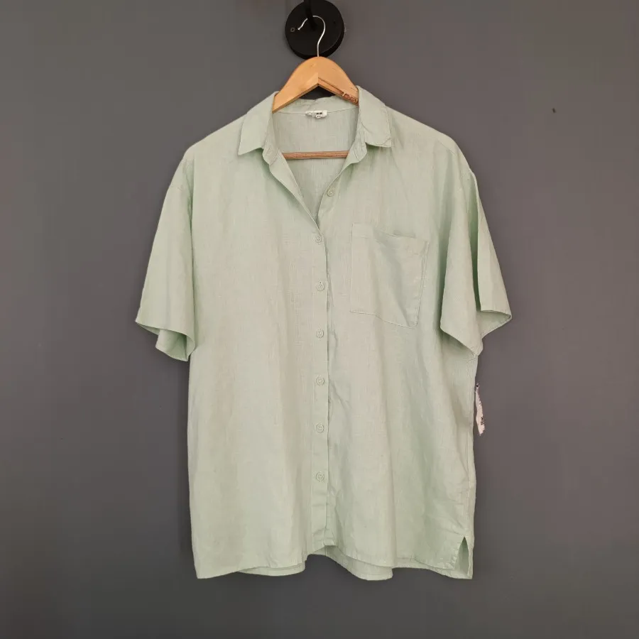 شومیز لینن سبز Cotton On