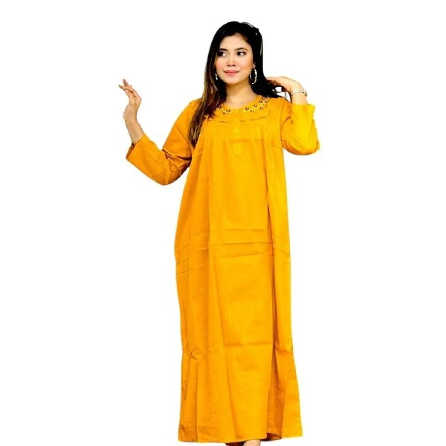 پیراهن نخی زنانه ماکسی