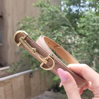 کمربند زنانه کرم