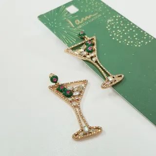 گوشواره طلایی طرح جام