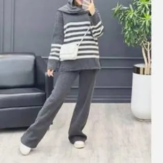 تونیک شلوار بافت