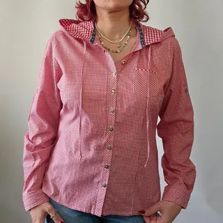شومیز چهارخونه ترندی