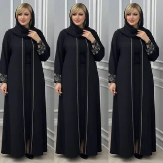 مانتو بلند مجلسی مشکی