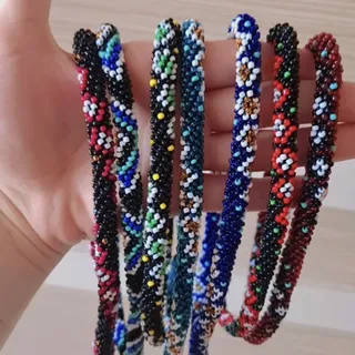 گردنی زندانبافت منجوق دوز