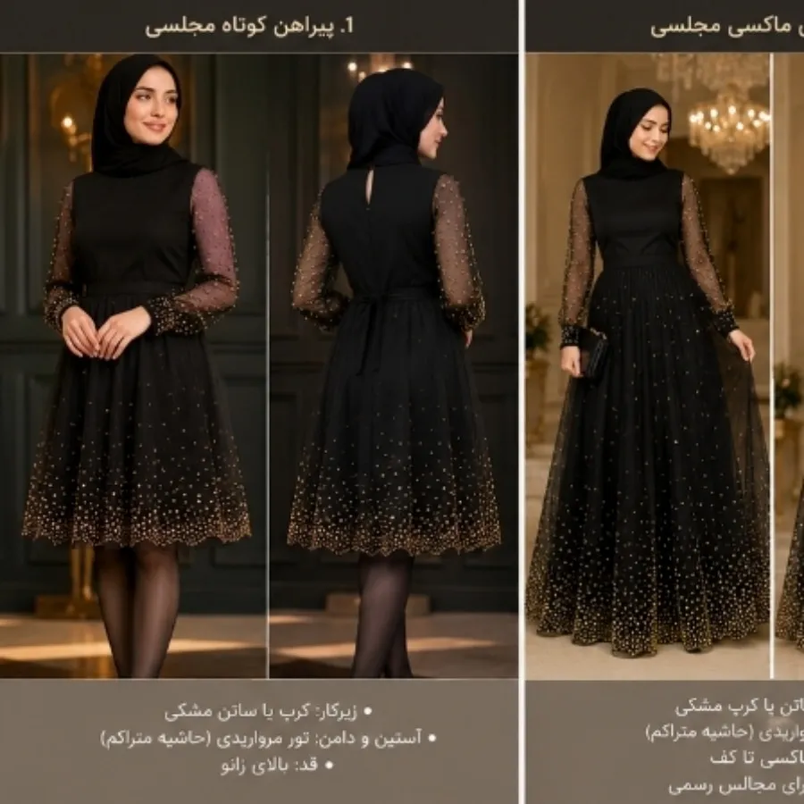 پارچه تور مرواریدی