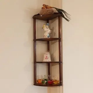 قفسه و شلف چوبی دکوری