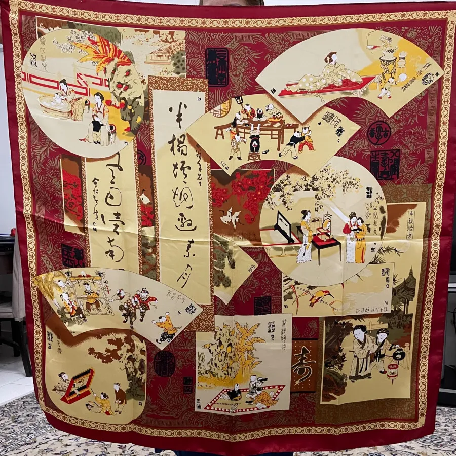 روسری ساتن