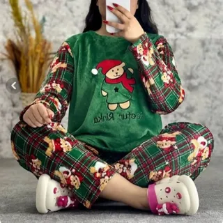 ست بلوز و شلوار حوله ای