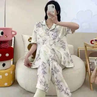 ست بلوزوشلوارجنس نخی