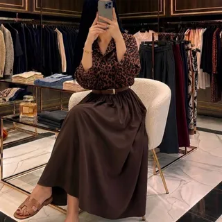 شومیز دامن پلنگی