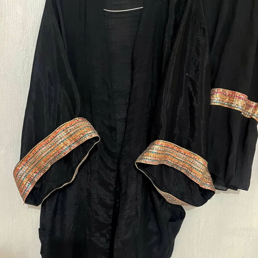 ست مانتو عبایی و شال