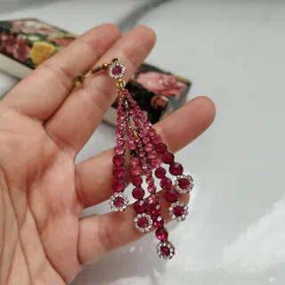 گوشواره نگین دار
