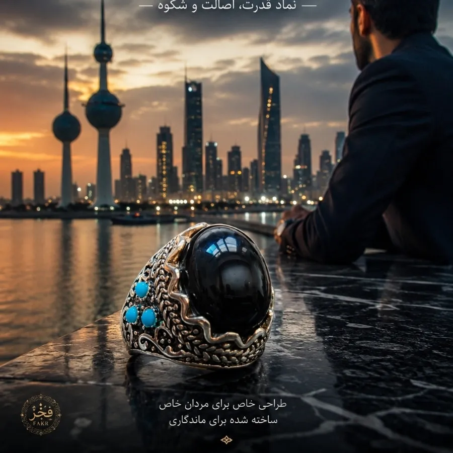 انگشتر سنگ شوه مردانه