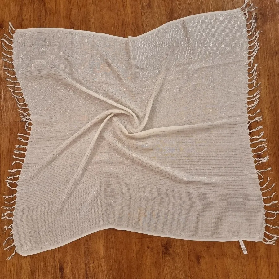 روسری نخی طلاکوب