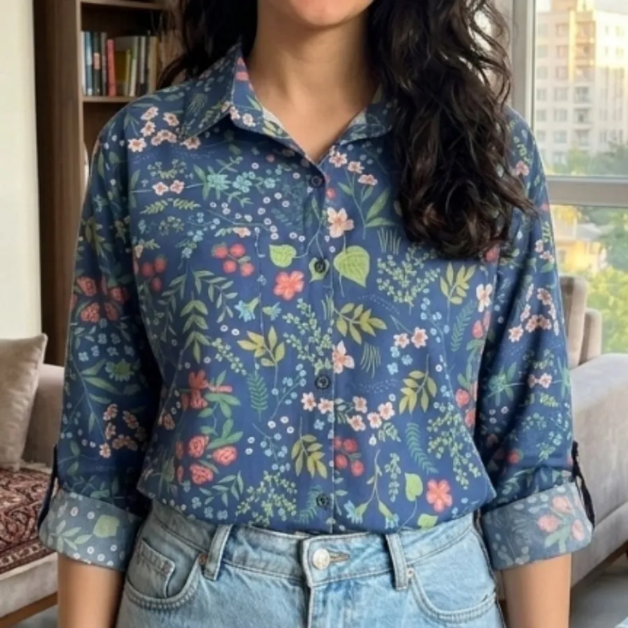 شومیز طرح دار زنانه