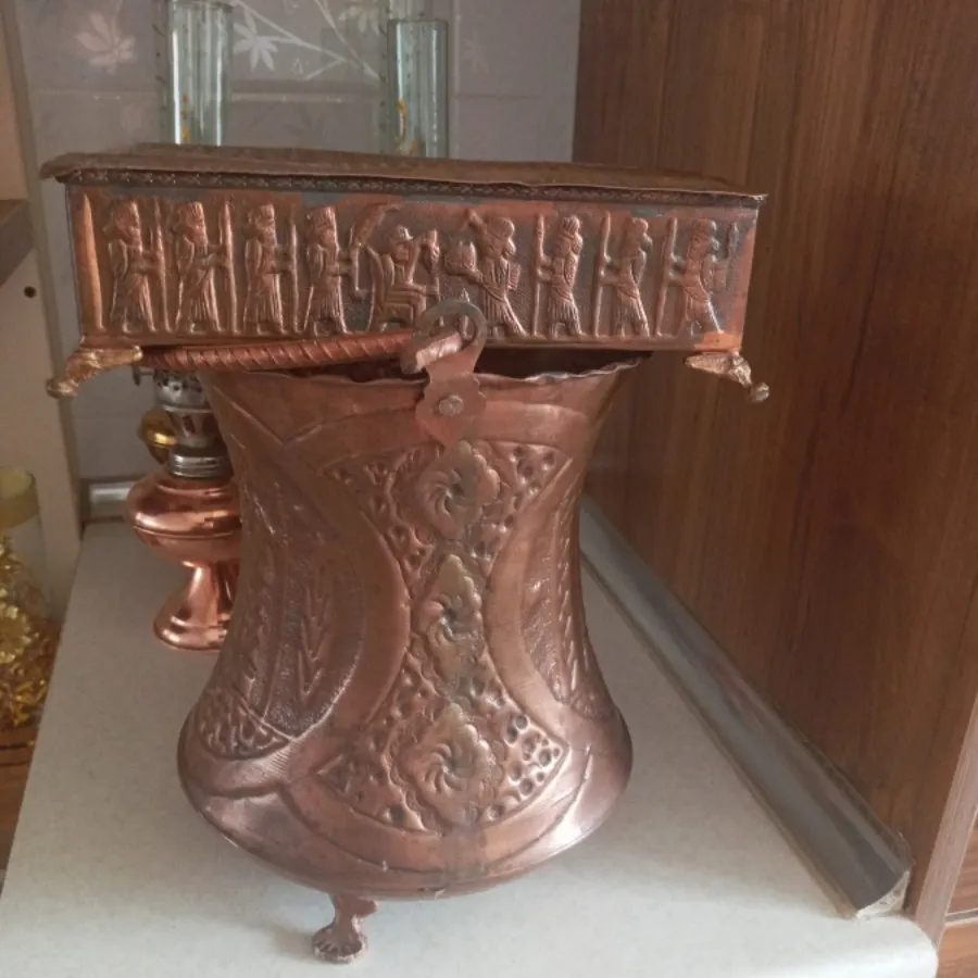 جا دستمال کاغذی و سطل