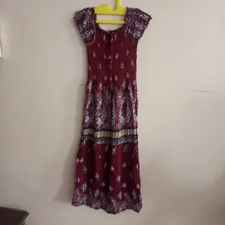 پیراهن ساحلی نخی