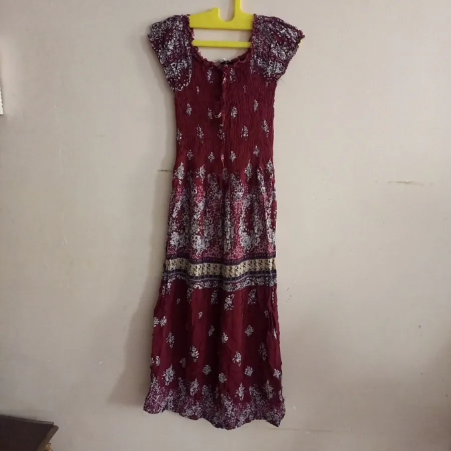 پیراهن ساحلی نخی