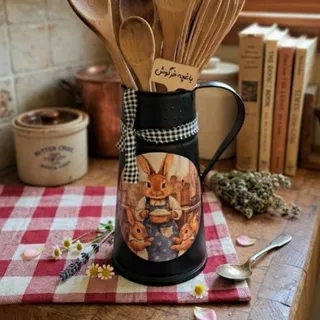 گلدان فلزی وجاقاشقی