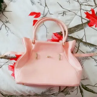 کیف مجلسی صورتی پاستیلی