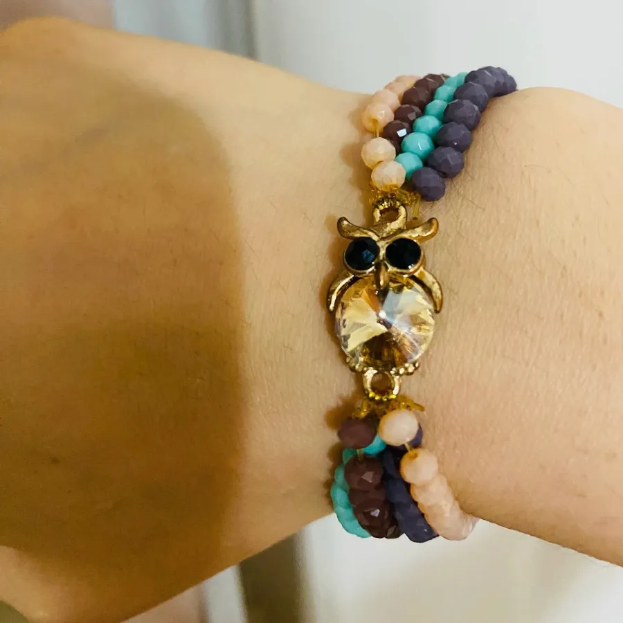 دستبند جغد دستساز