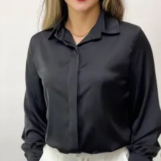 شومیز ساتن ولنتینا ترند