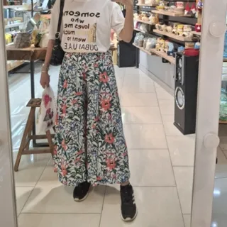 دامن شلواری نخی از سارک