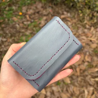 کیف کارت چرم دست دوز
