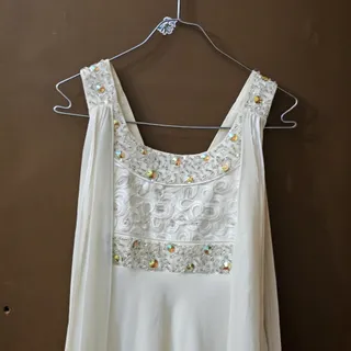 پیراهن مجلسی کار کرده