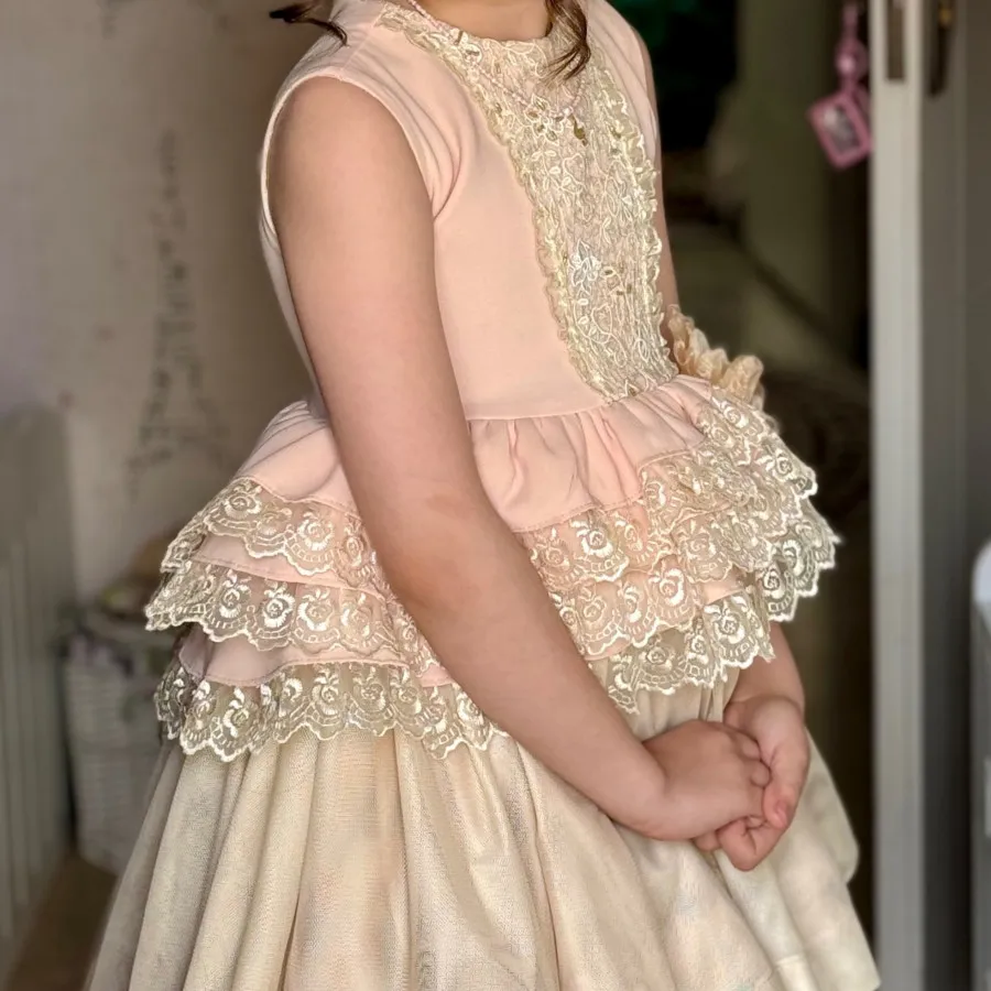 پیراهن پرنسسی دخترانه