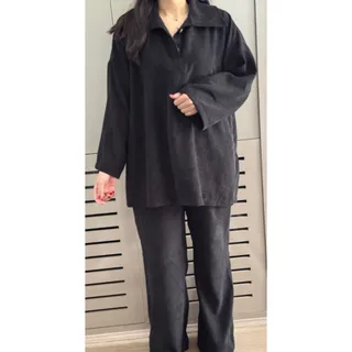 ست شومیز شلوار مشکی