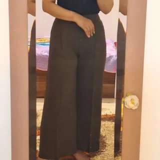 شلوار پارچه ای قهوه ای