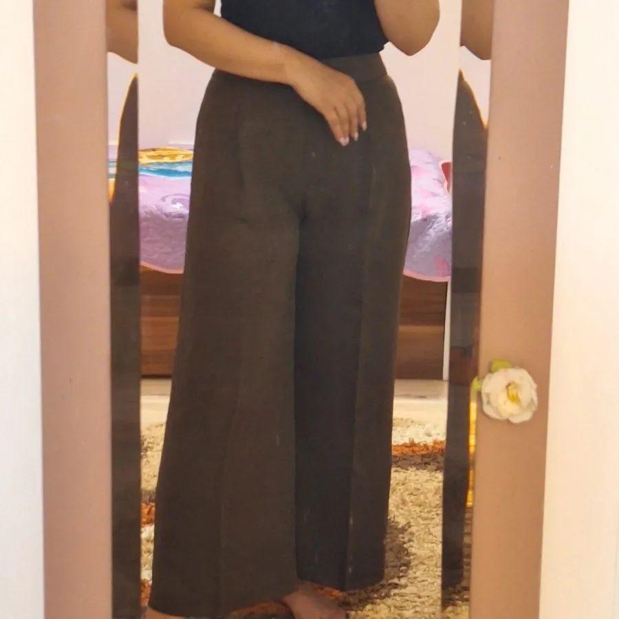 شلوار پارچه ای قهوه ای