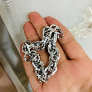 دستبند نقره ای نو