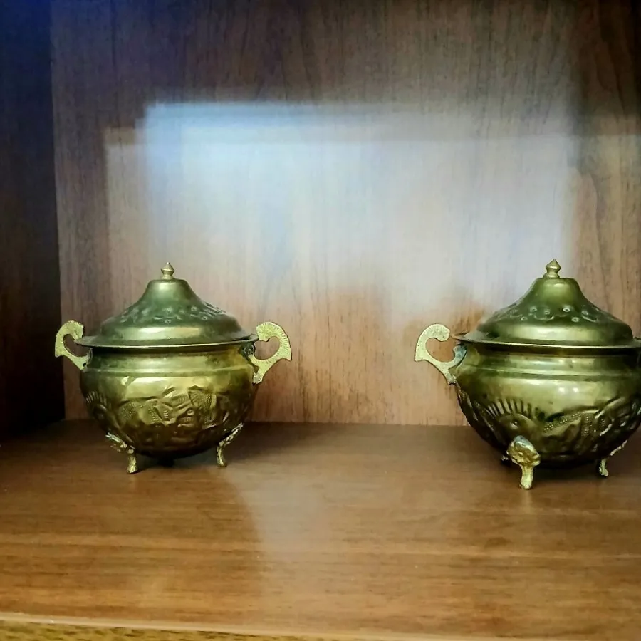 قندان برنجی قدمت دار