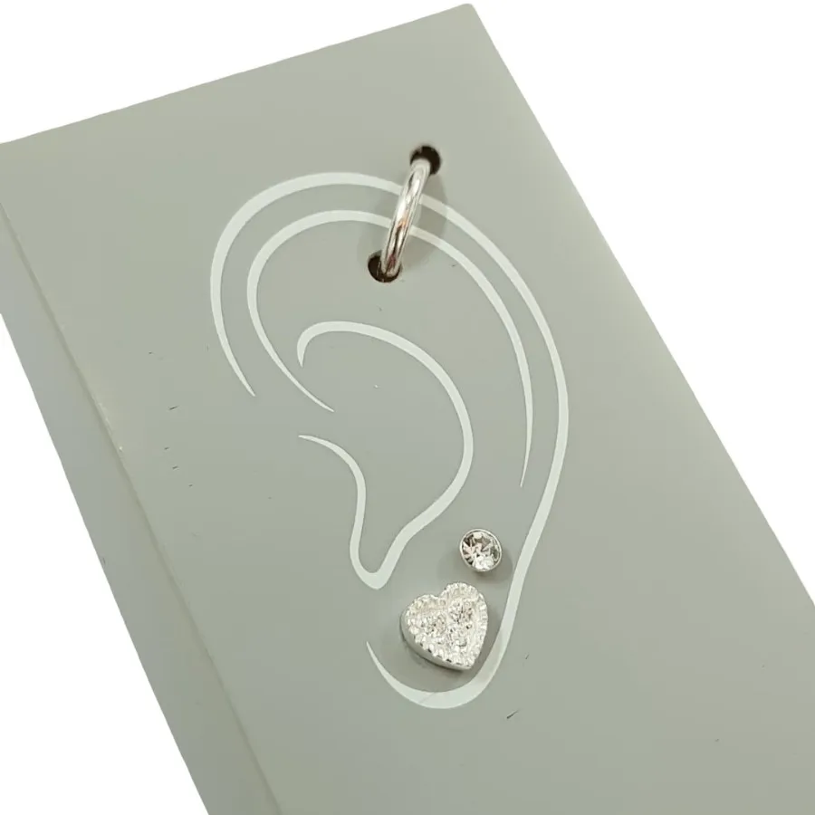 پک گوشواره گلگوش نقره 925